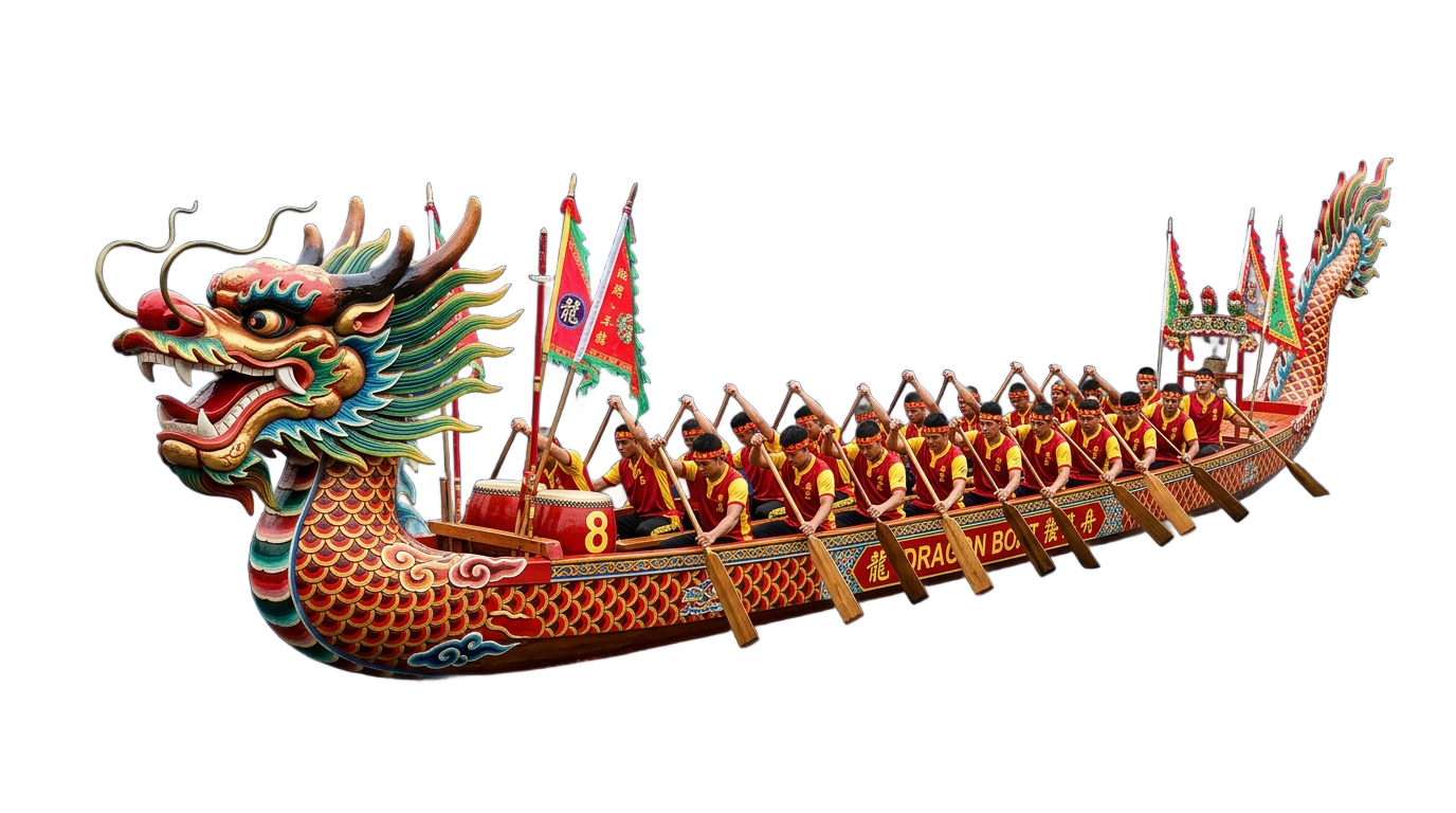 dragon boat png PNG transparent background