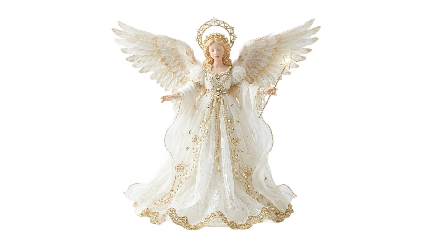 christmas tree angel png PNG transparent background
