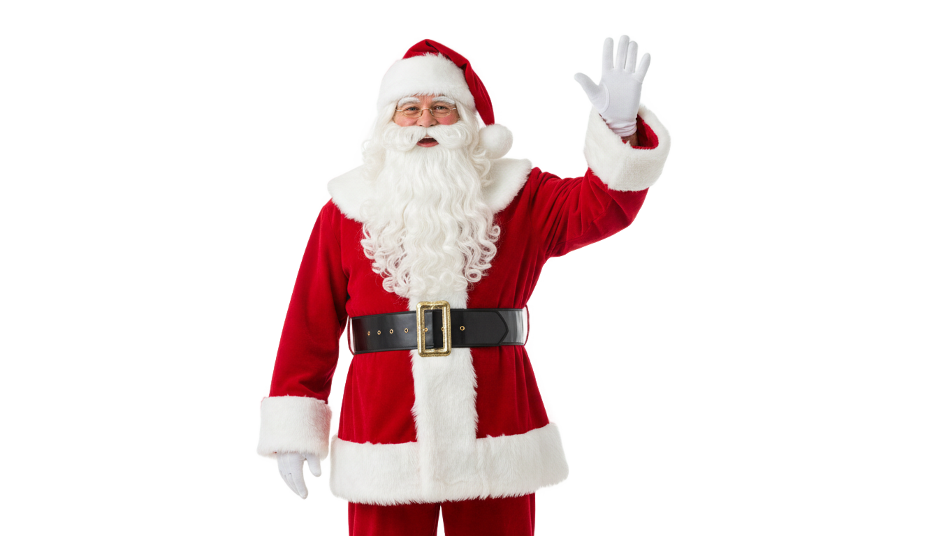 santa clip art png PNG transparent background