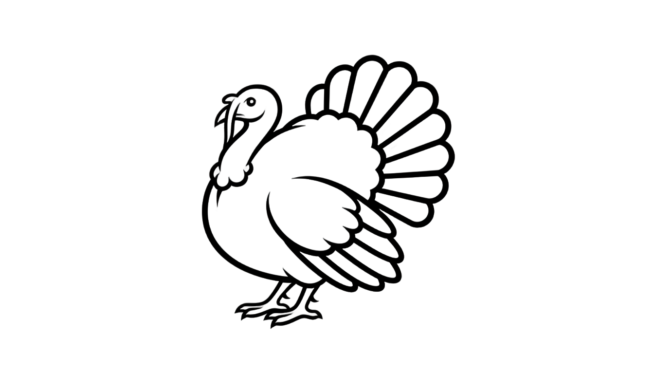 turkey outline png PNG transparent background