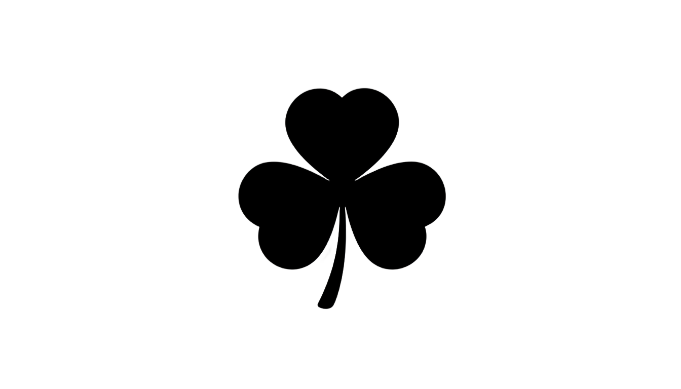 shamrock silhouette png PNG transparent background