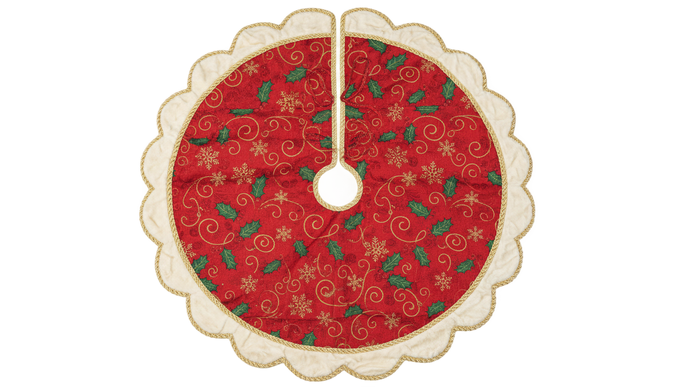christmas tree skirt png PNG transparent background