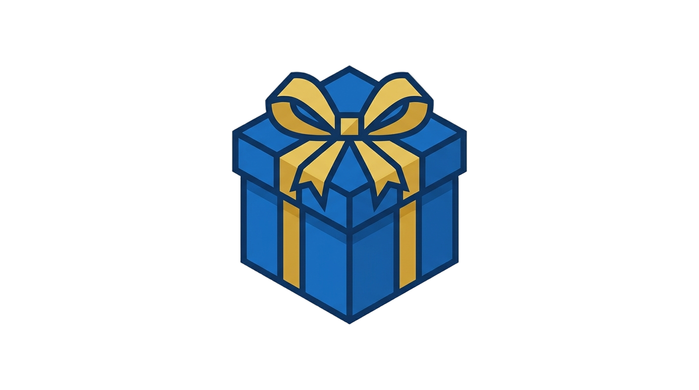 gift box logo png PNG transparent background
