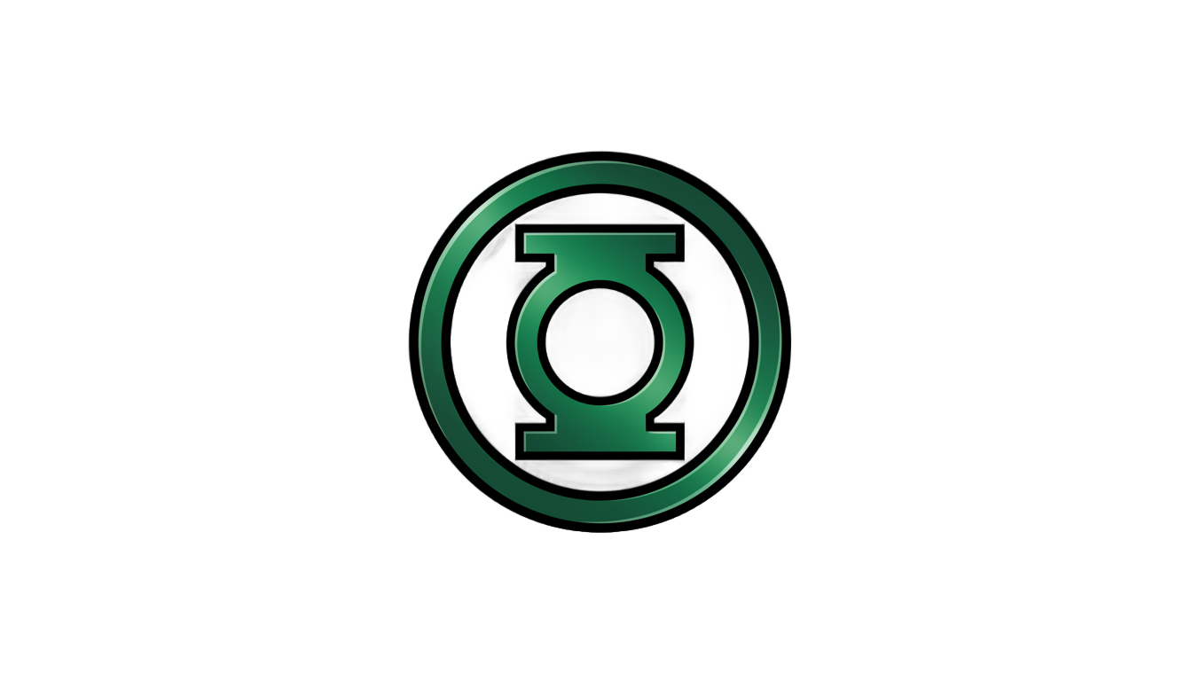 green lantern logo png PNG transparent background