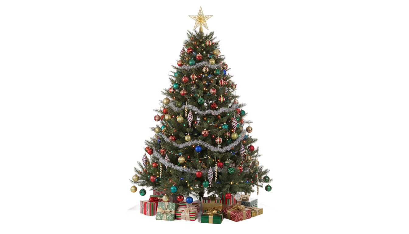christmas tree sticker png PNG transparent background