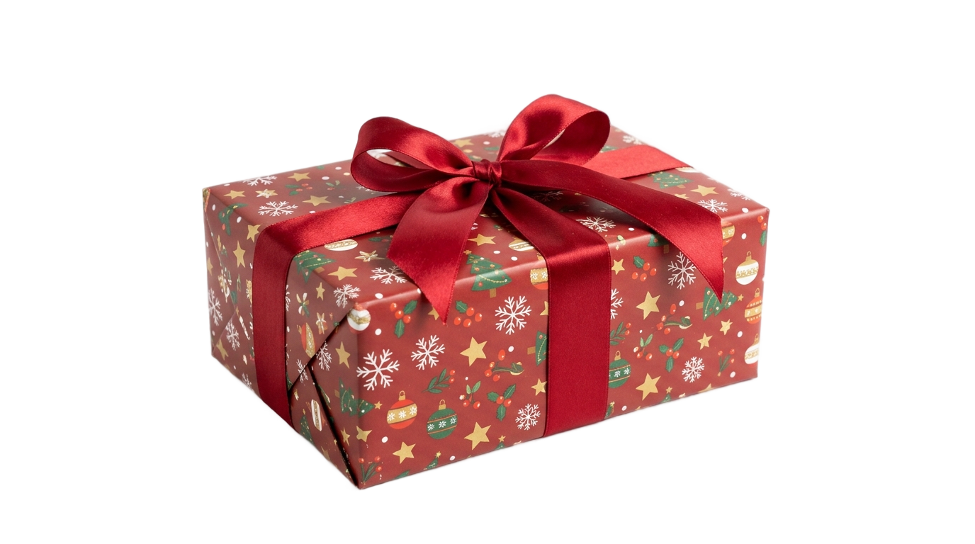 holiday gift box png PNG transparent background