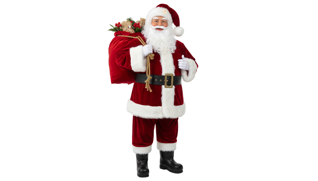 real transparent santa claus png PNG transparent background