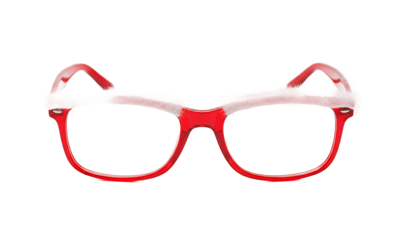 santa glasses png PNG transparent background