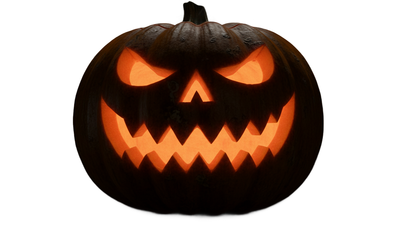halloween pumpkin face png PNG transparent background