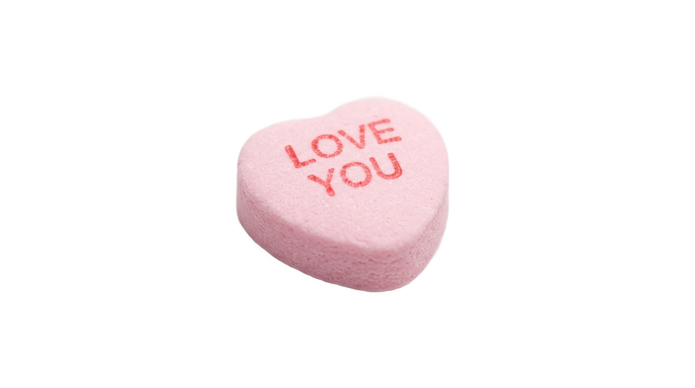 valentine candy heart png PNG transparent background
