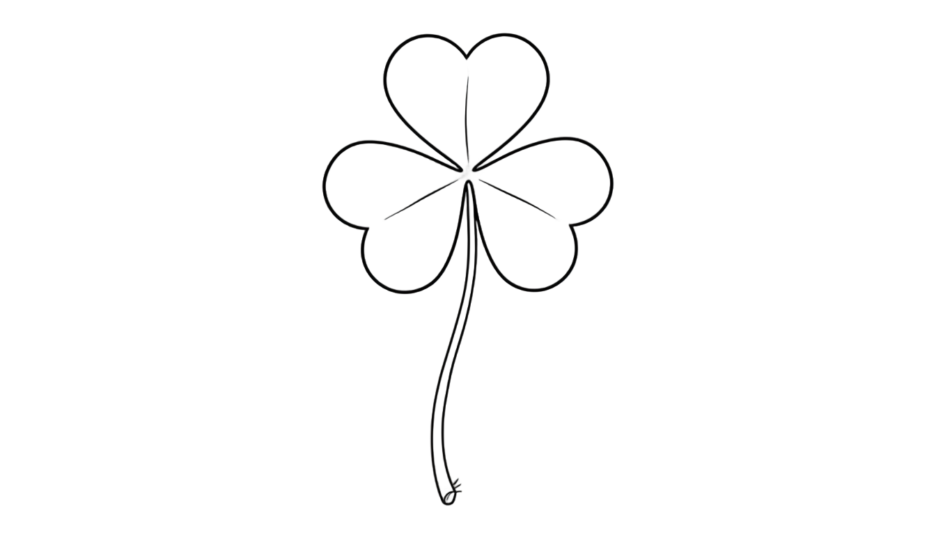 shamrock outline png PNG transparent background