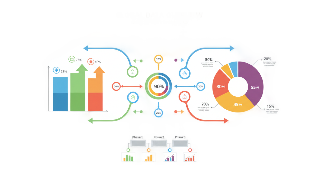 business infographic png PNG transparent background