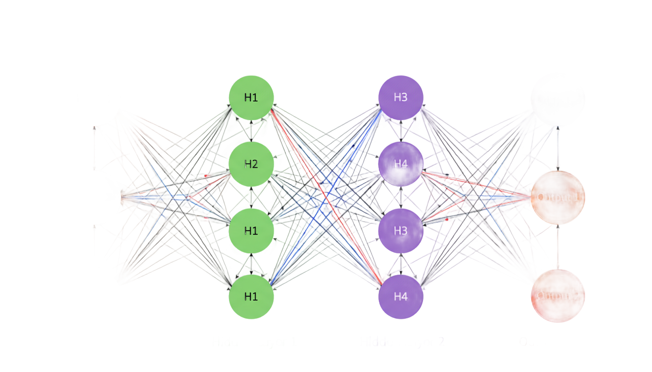 neural network diagram png PNG transparent background