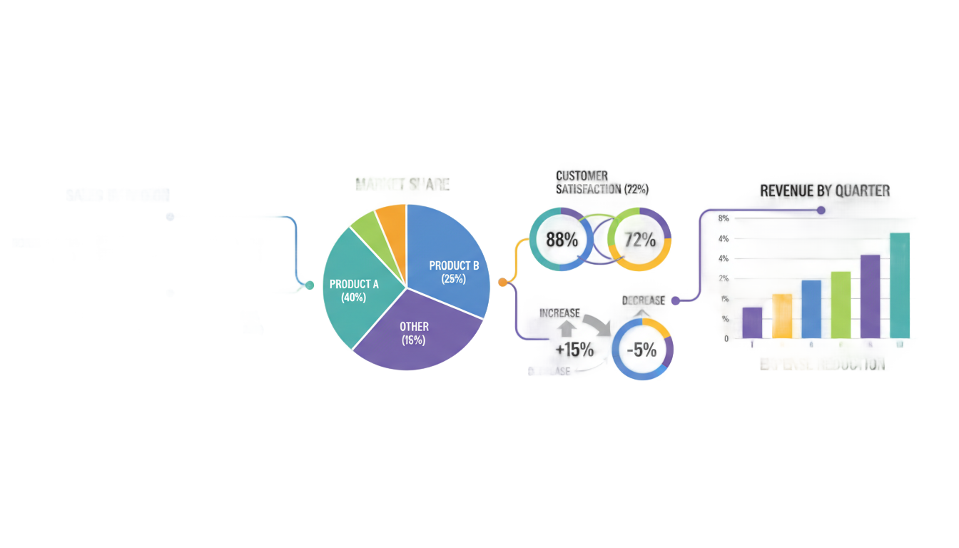 business infographic png PNG transparent background