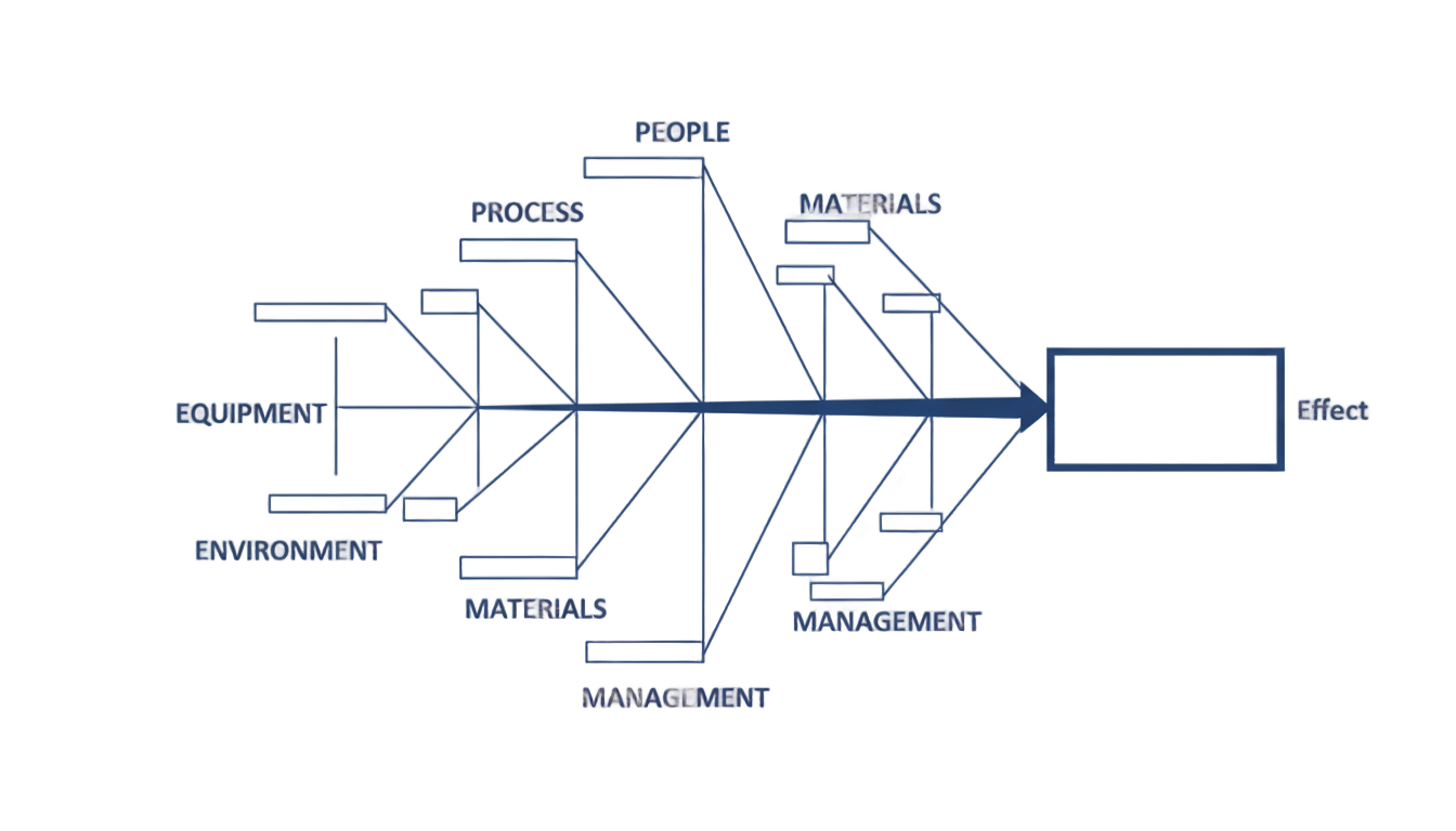 fishbone diagram png PNG transparent background