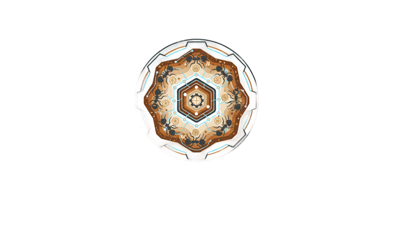 ant farm logo png PNG transparent background