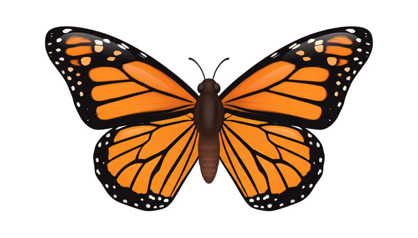 iphone butterfly emoji png PNG transparent background