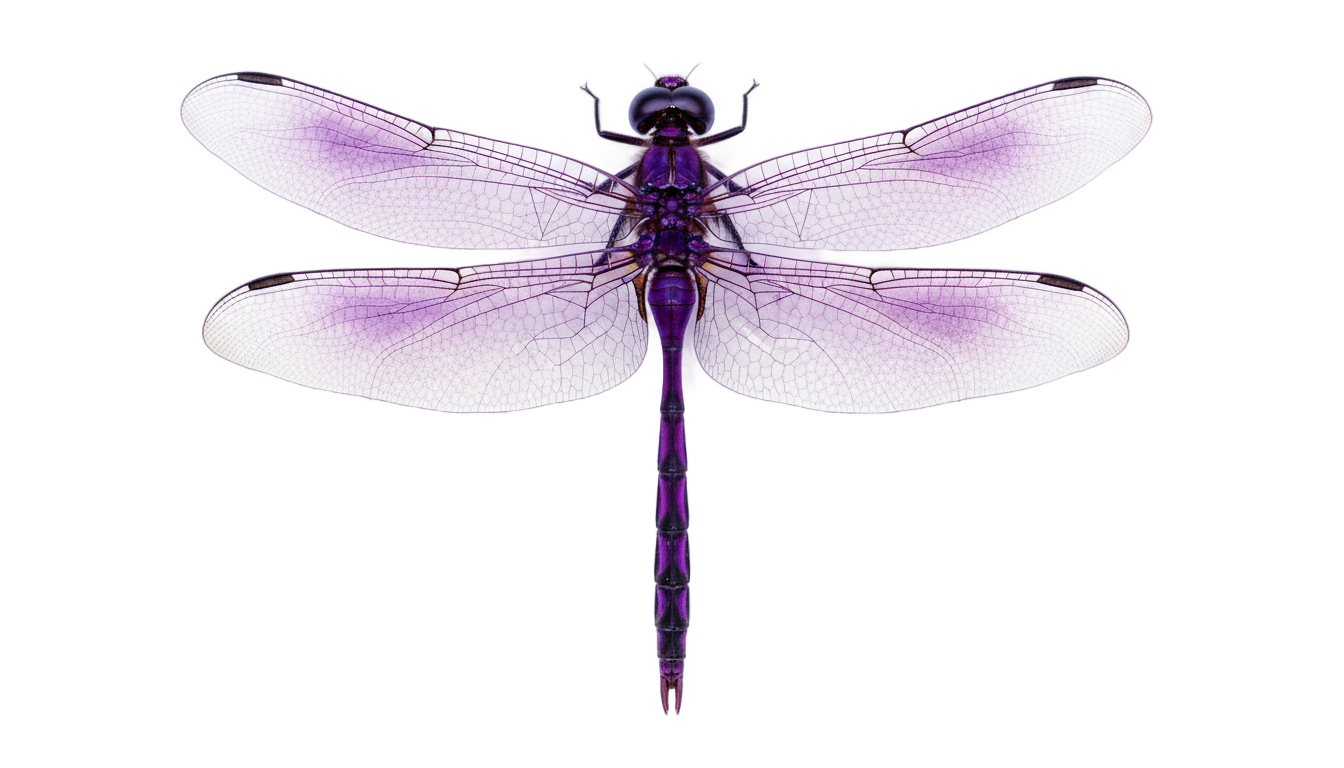 purple dragonfly png PNG transparent background