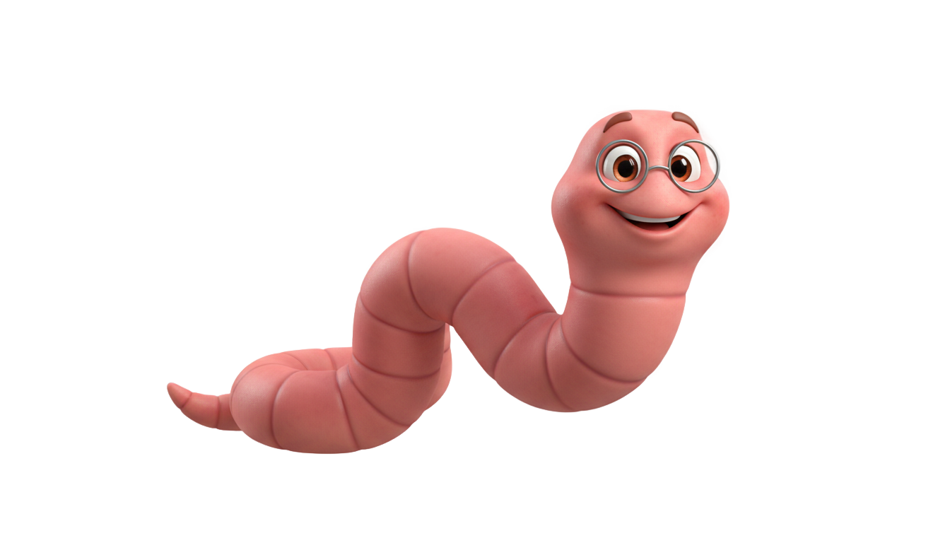 marcus the worm png PNG transparent background