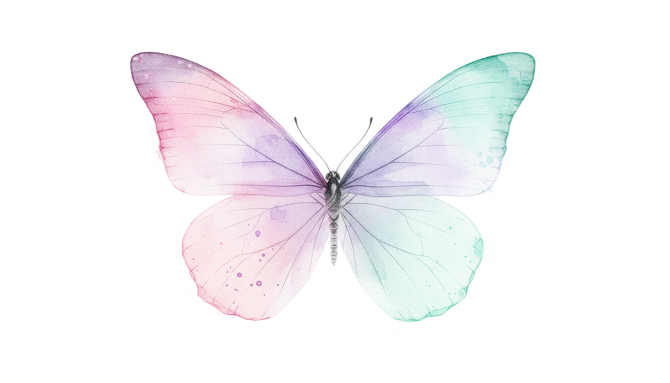 watercolor butterfly png PNG transparent background