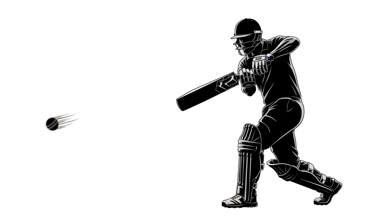 cricket logo png black and white PNG transparent background