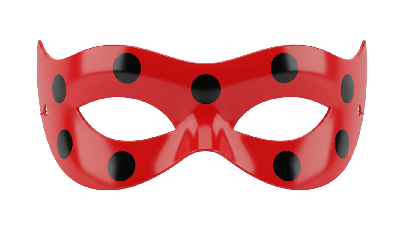 miraculous ladybug mask png PNG transparent background