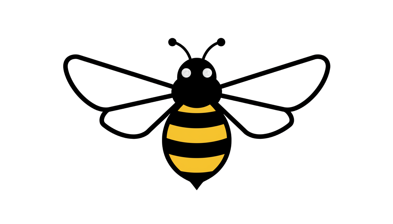 bee symbol png PNG transparent background