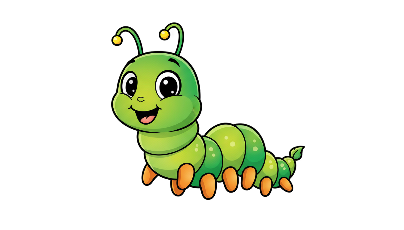 pocoyo caterpillar png PNG transparent background