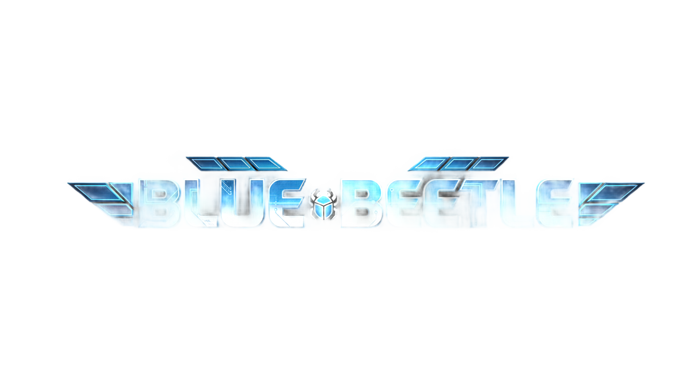 blue beetle movie logo png PNG transparent background