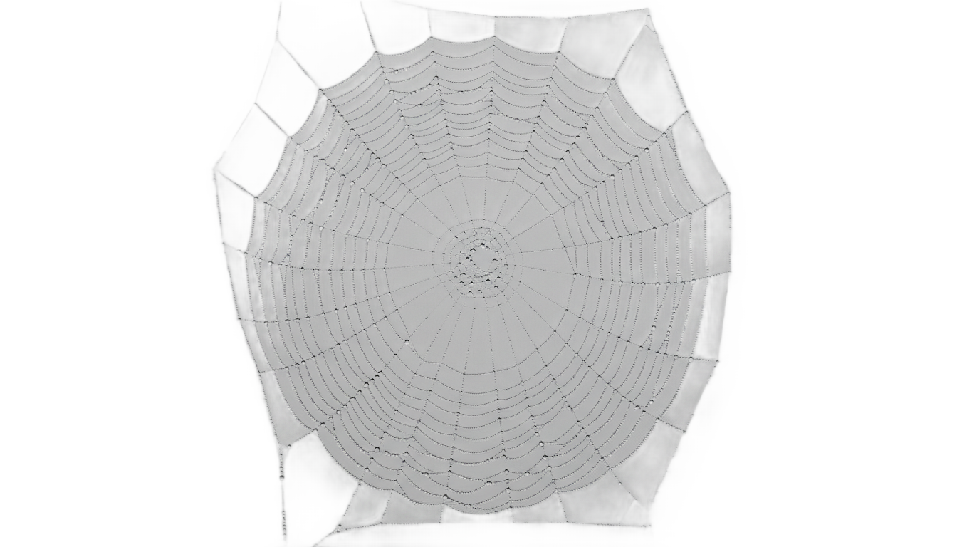 white spider web png PNG transparent background