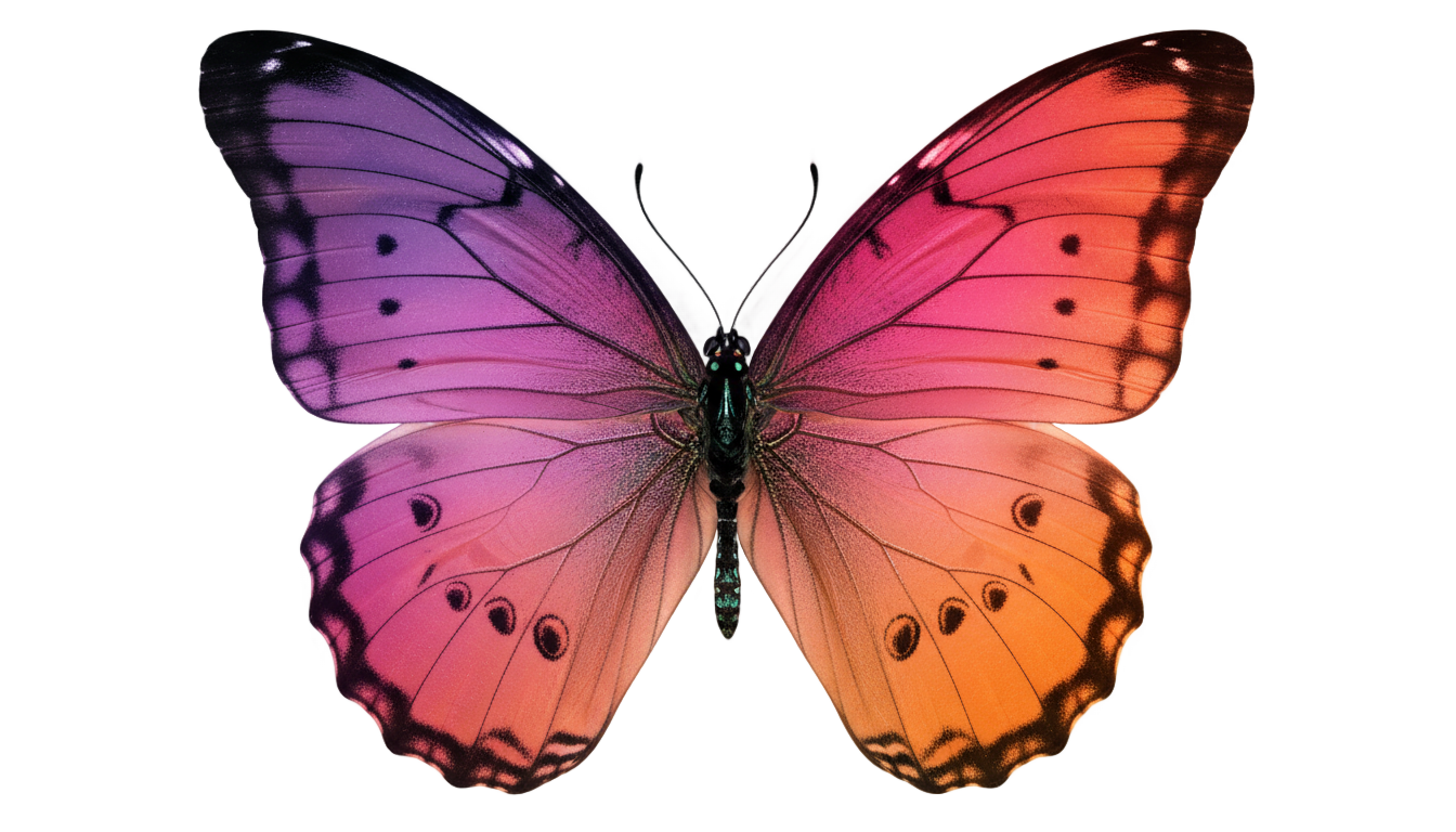 colorful butterfly png PNG transparent background