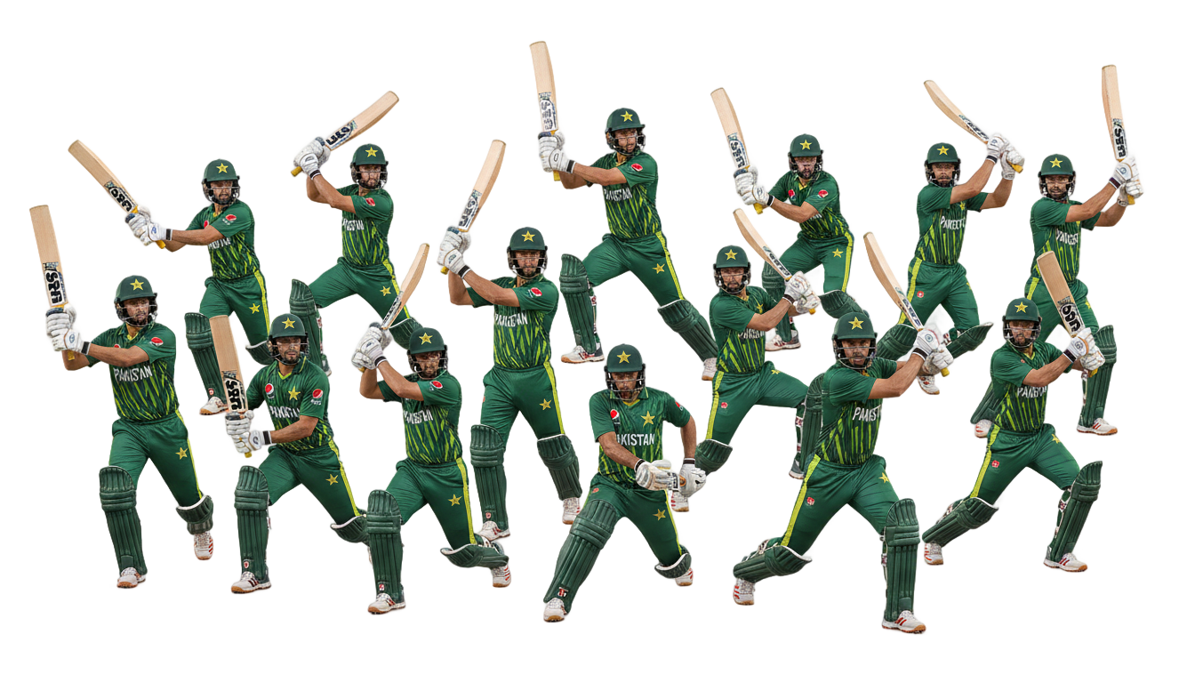 pakistan cricket team png PNG transparent background