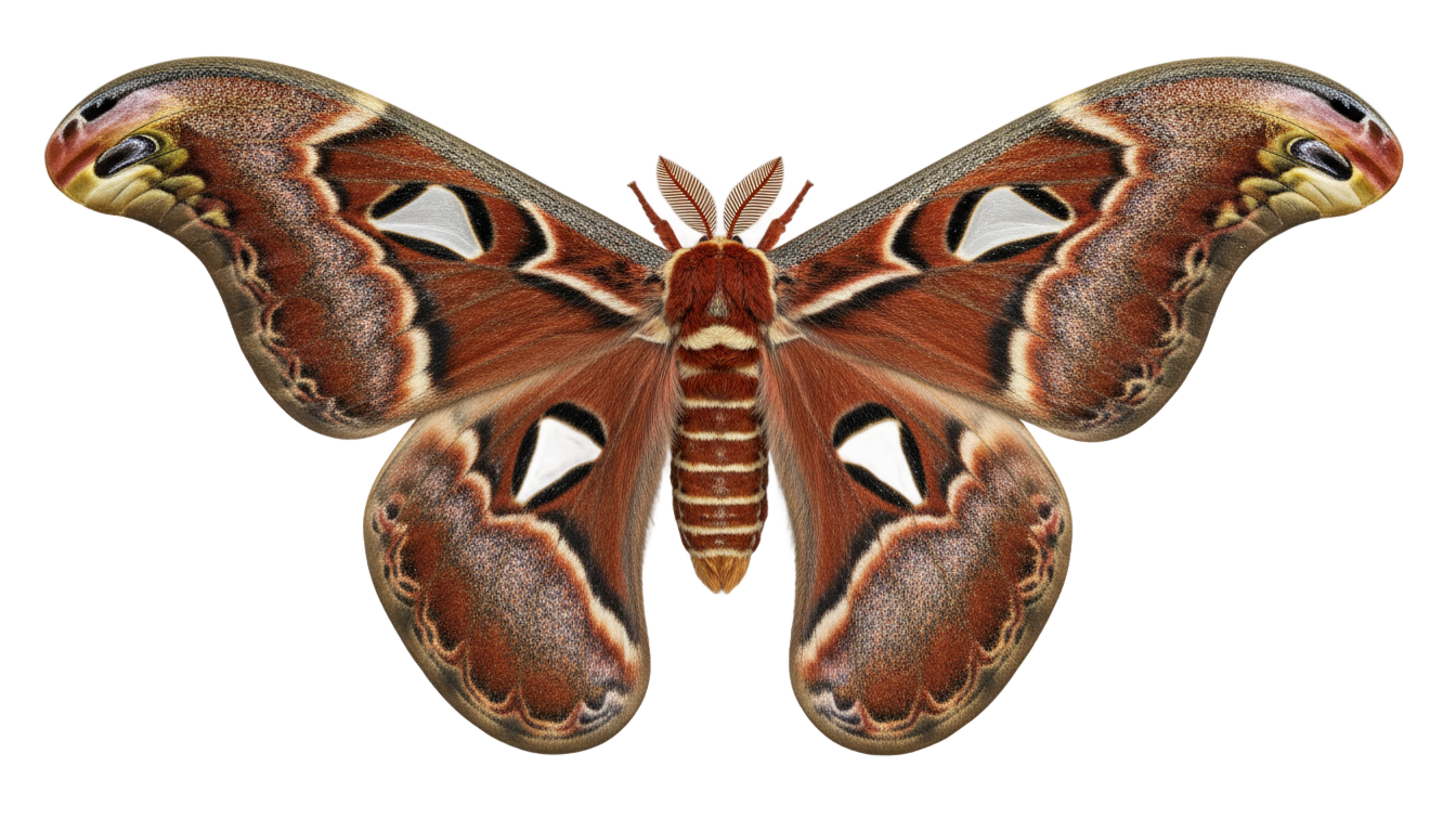 atlas moth png PNG transparent background