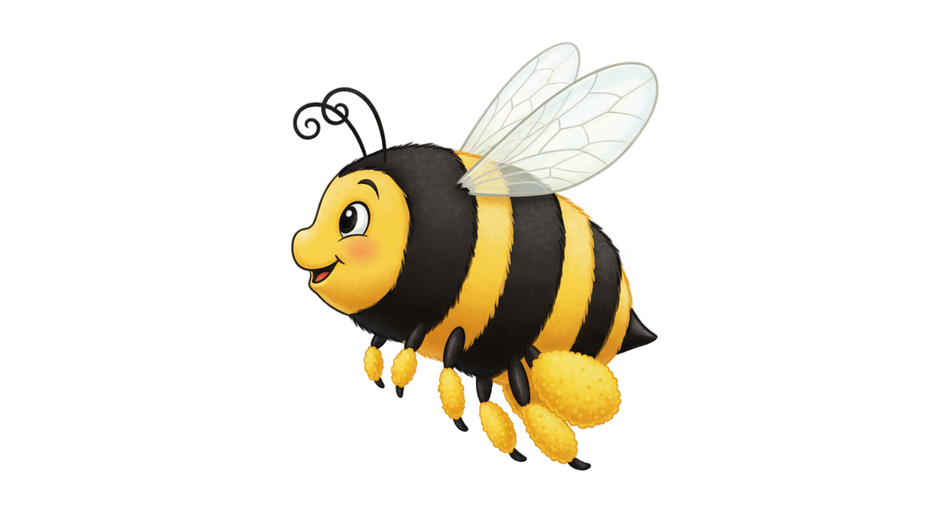 honey bee clip art png PNG transparent background