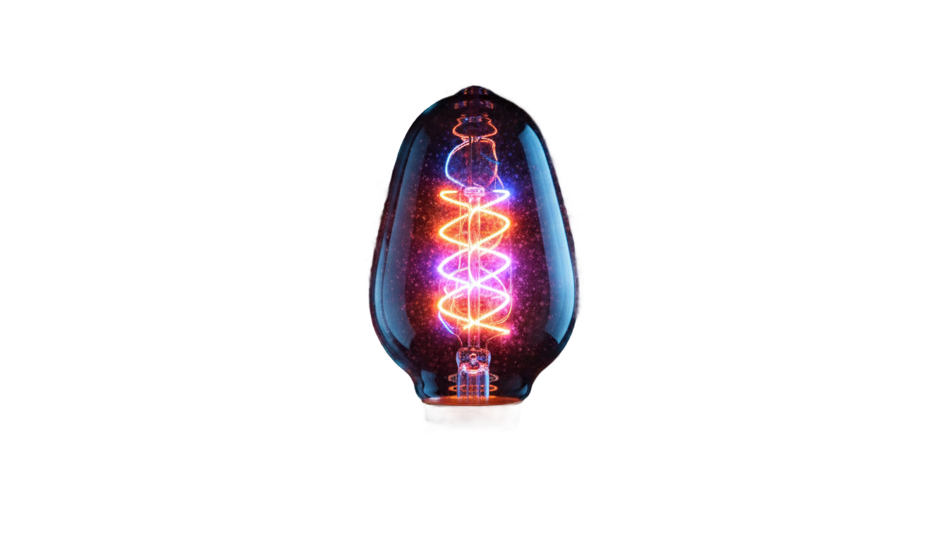 neon light bulb png PNG transparent background