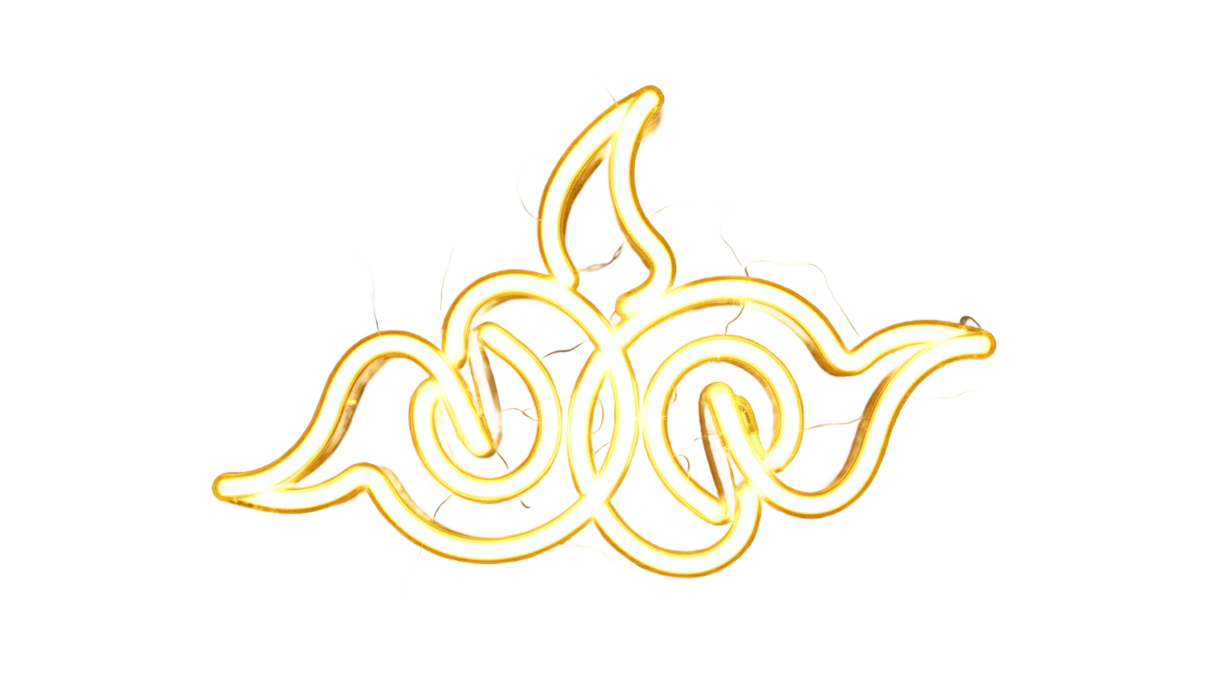 yellow neon light png PNG transparent background
