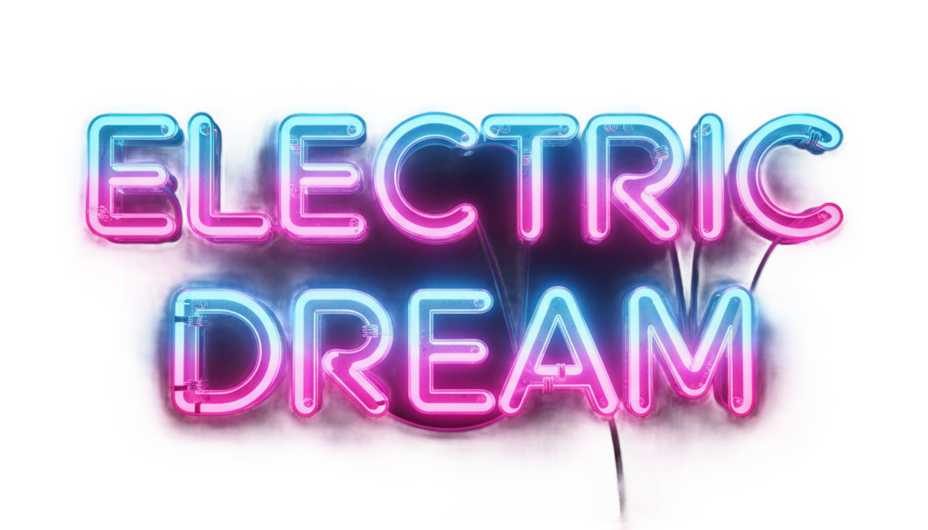 neon light text png PNG transparent background