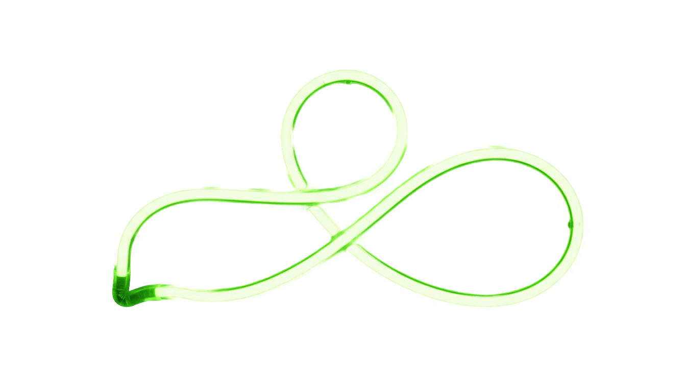 green neon light png PNG transparent background
