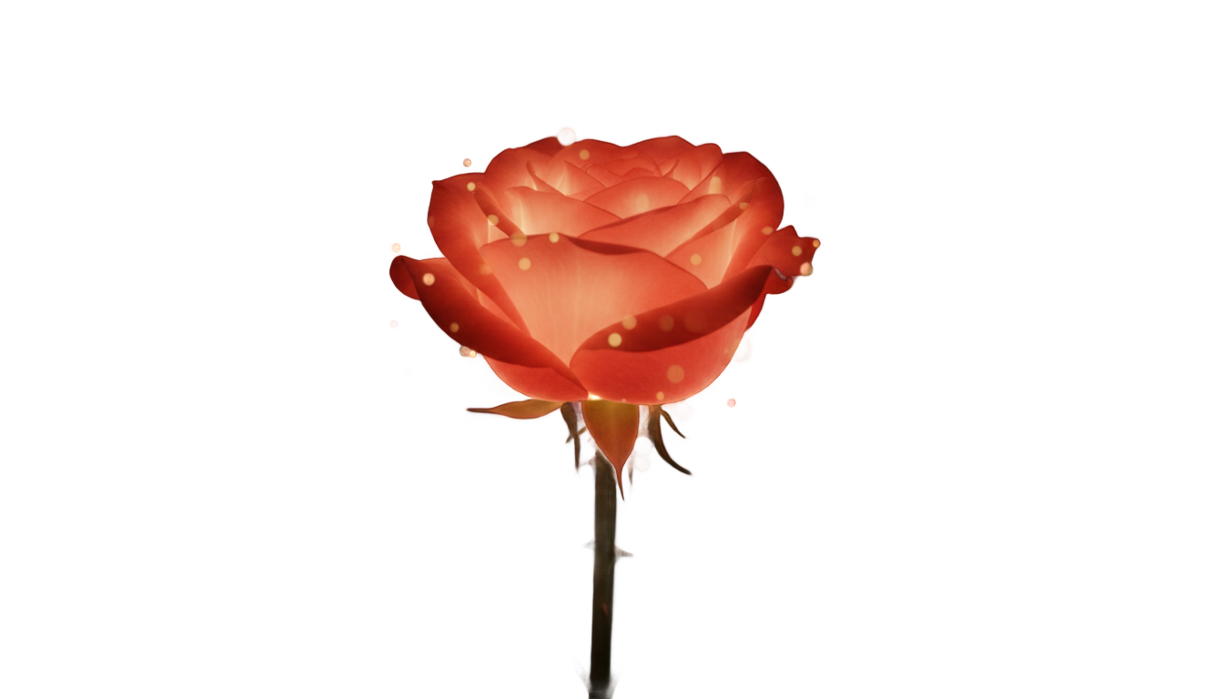 red rose bokeh png PNG transparent background