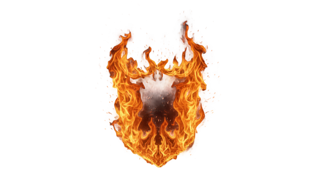 crest of flames png PNG transparent background
