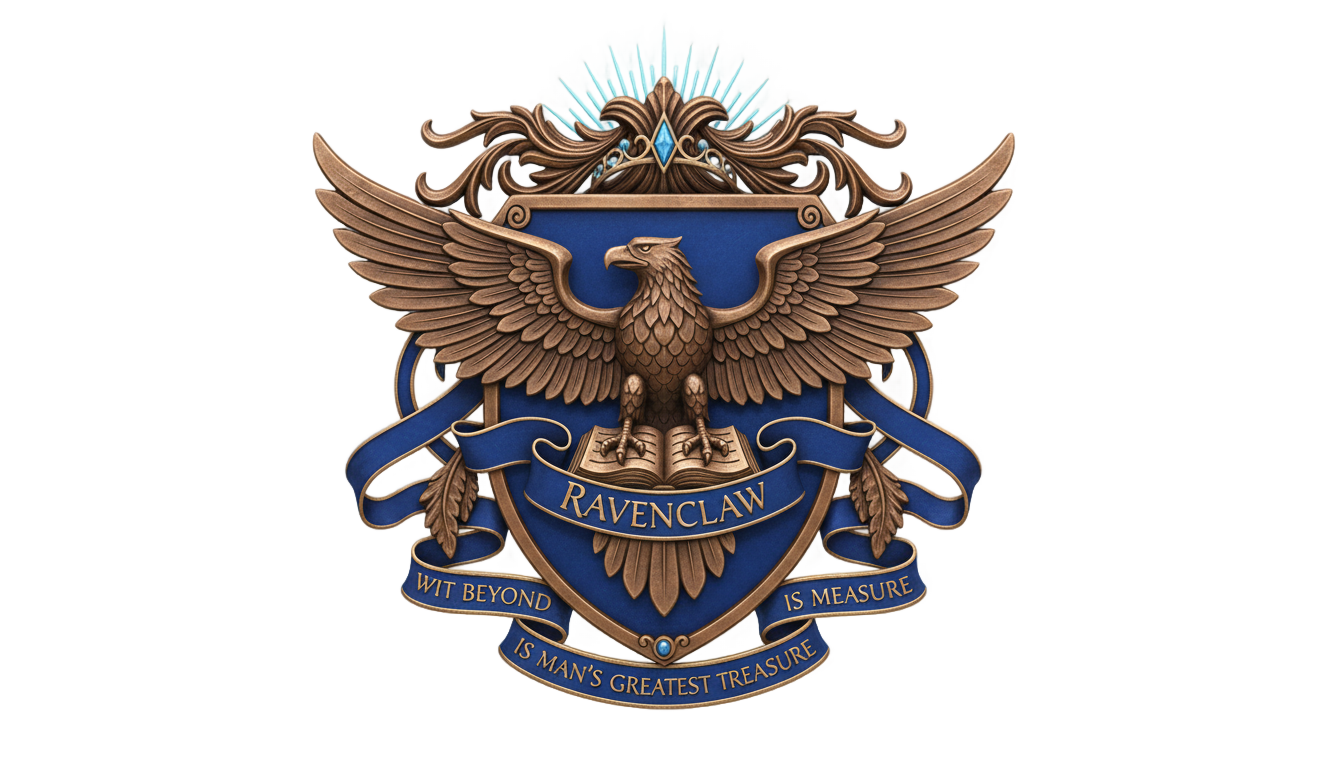 ravenclaw house crest png PNG transparent background