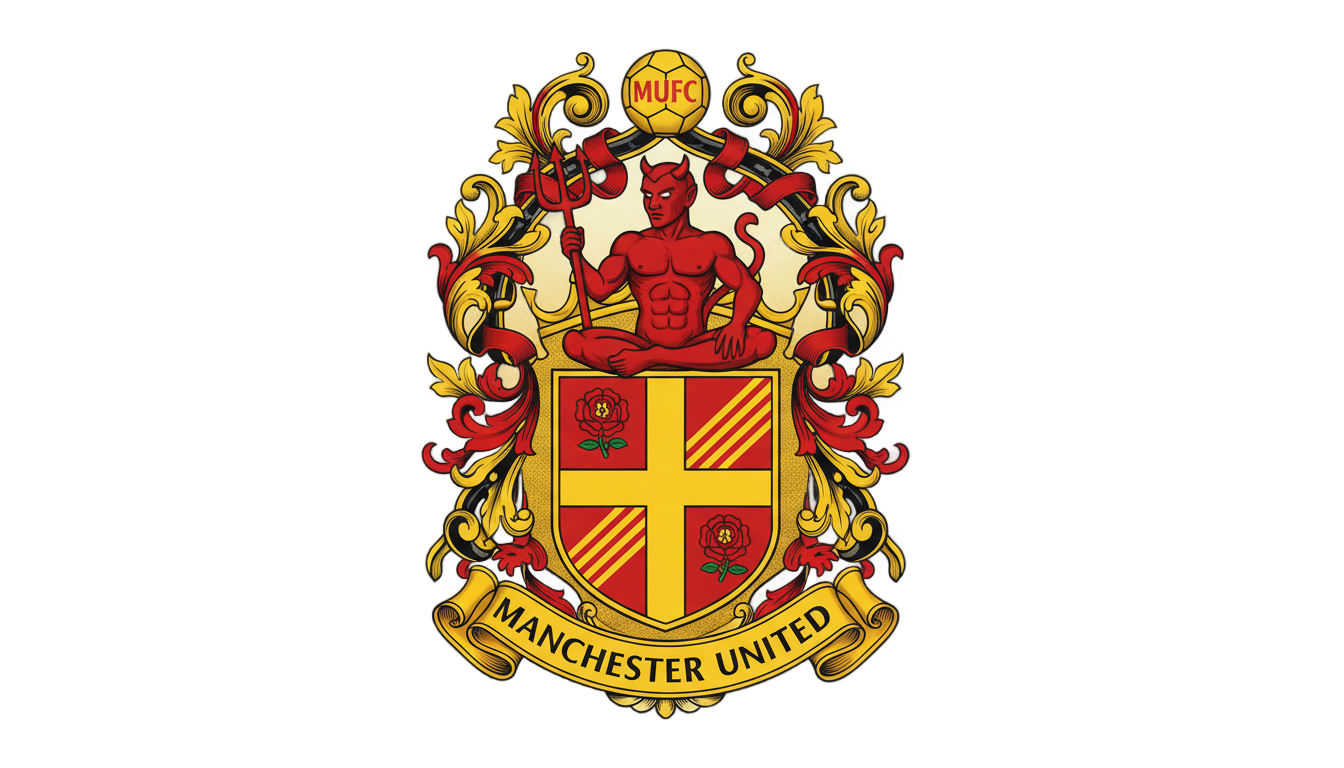 man utd crest png PNG transparent background