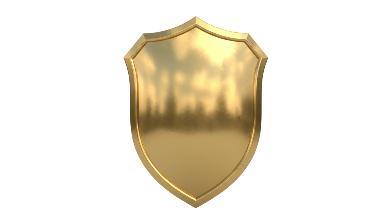 gold shield logo png PNG transparent background