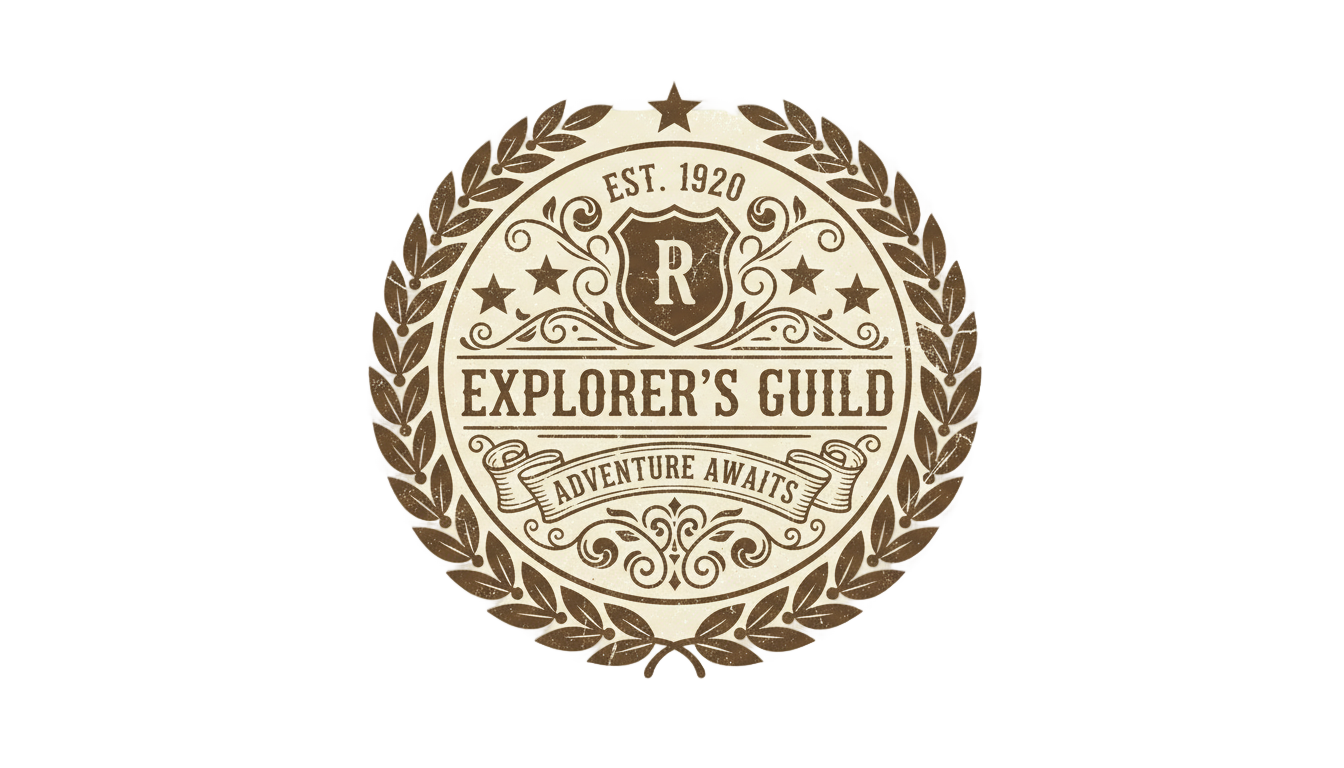 vintage logo design png PNG transparent background