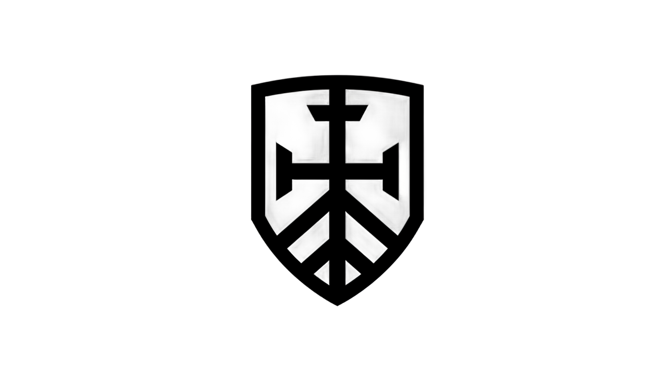black shield logo png PNG transparent background