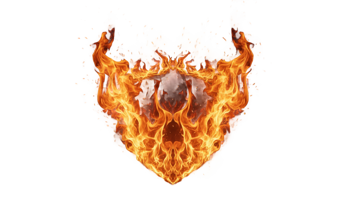 crest of flames png PNG transparent background