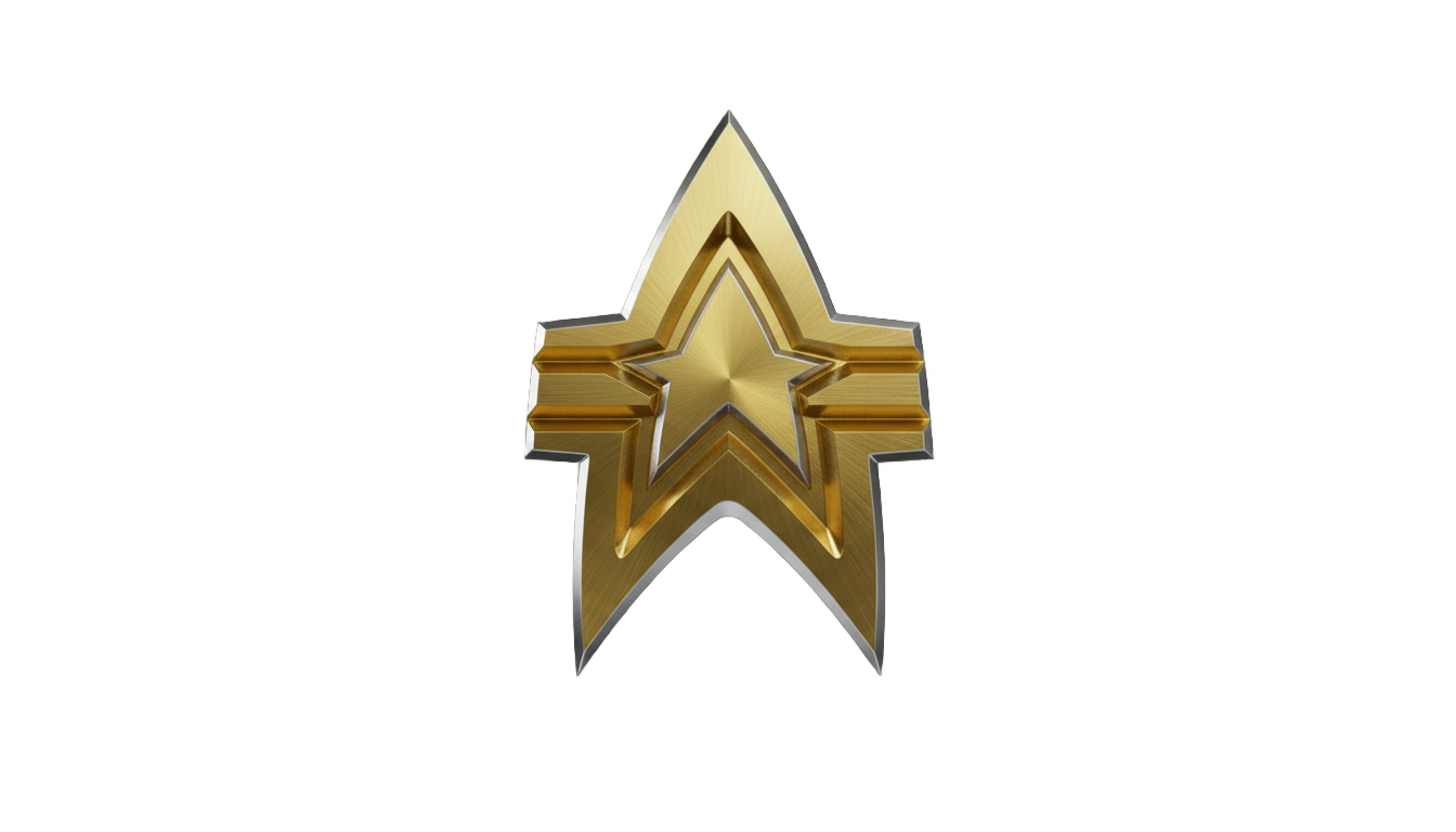 star trek emblem png PNG transparent background