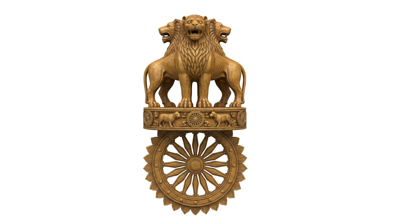state emblem of india png PNG transparent background
