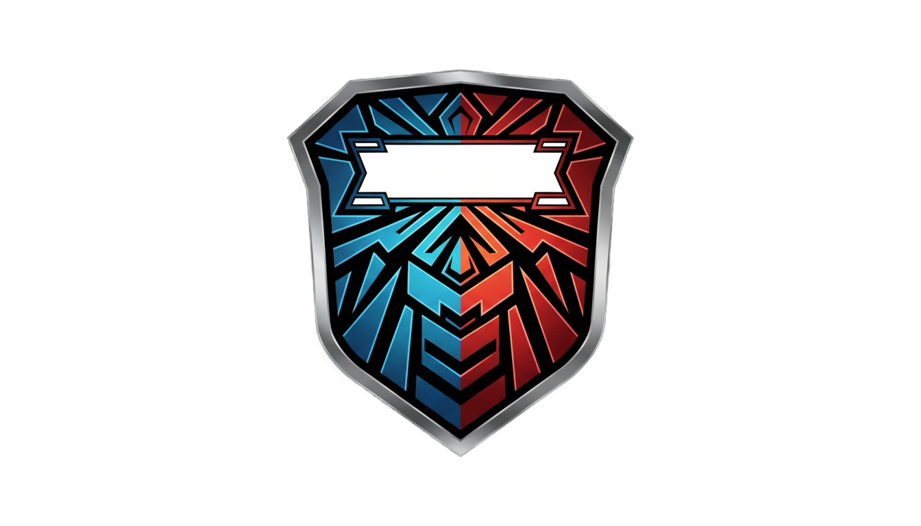 gaming logo shield png PNG transparent background