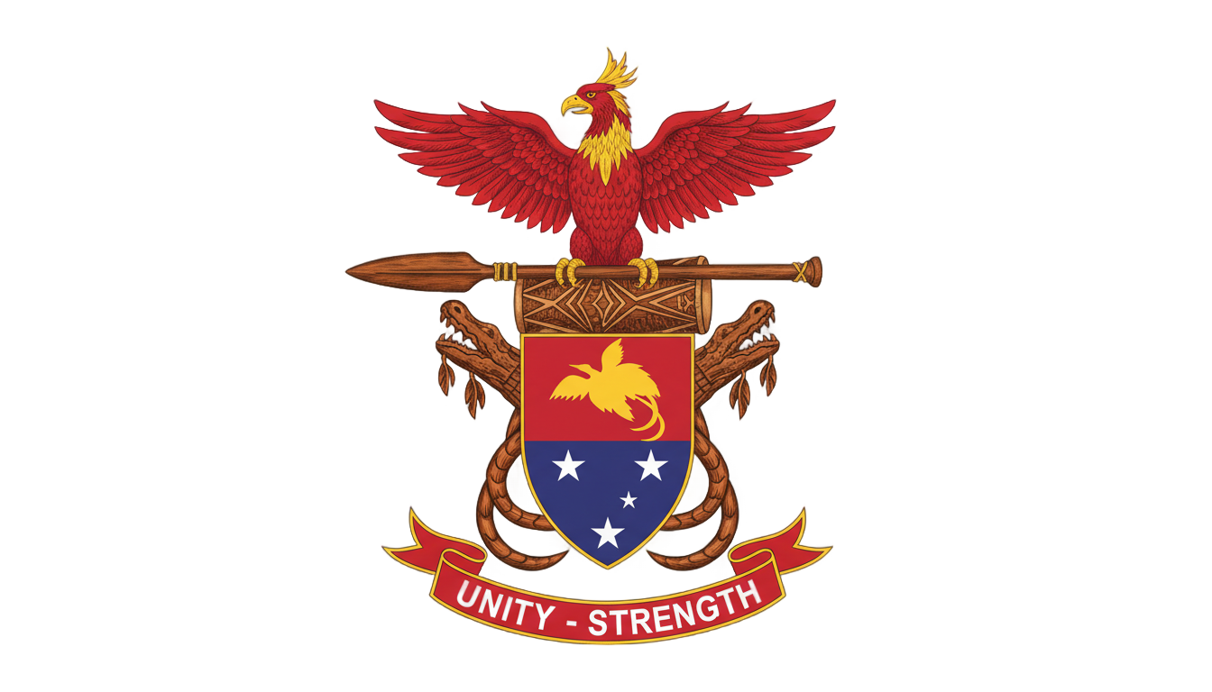 national emblem of png and their meaning PNG transparent background
